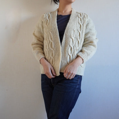 羊ノ糸で編む Calla Lily Cardigan by Tomoshi tsサイズ1-3