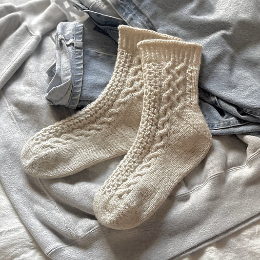 [Pattern] comogomo socks - 日本語